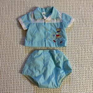 Vintage Baby Boy Outfit